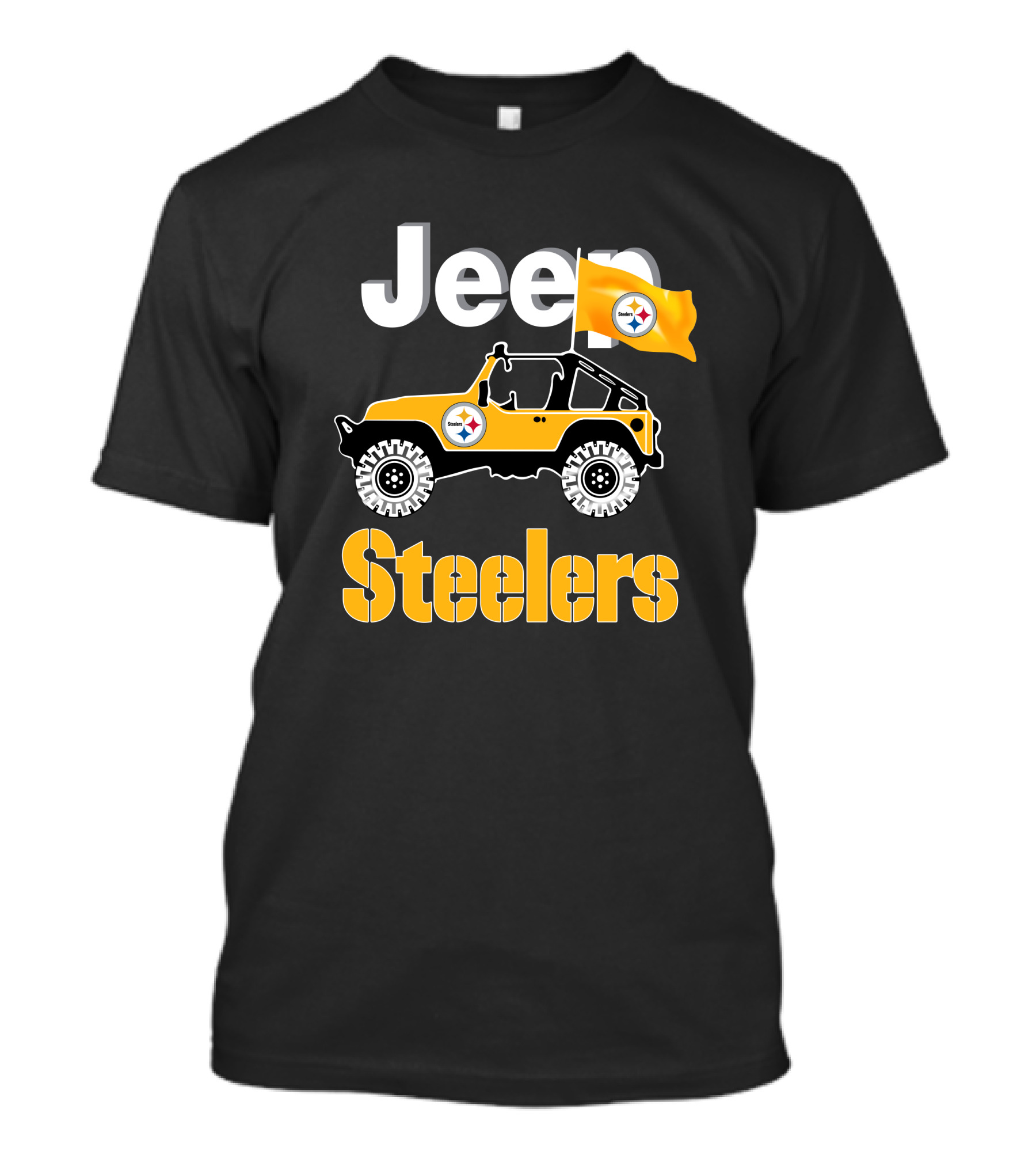 Pittsburgh Steelers Jeep Off-Road Adventure T-Shirt
