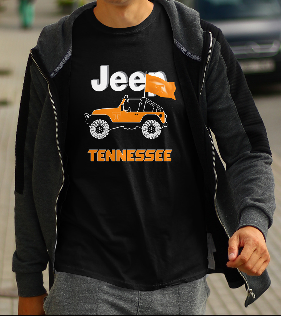Jeep Tennessee Volunteers Orange Flag Edition T-Shirt