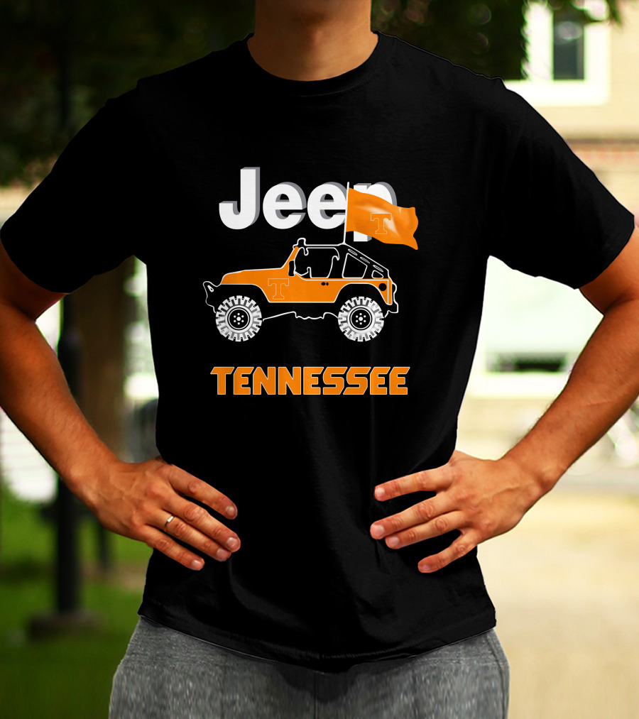 Jeep Tennessee Volunteers Orange Flag Edition T-Shirt