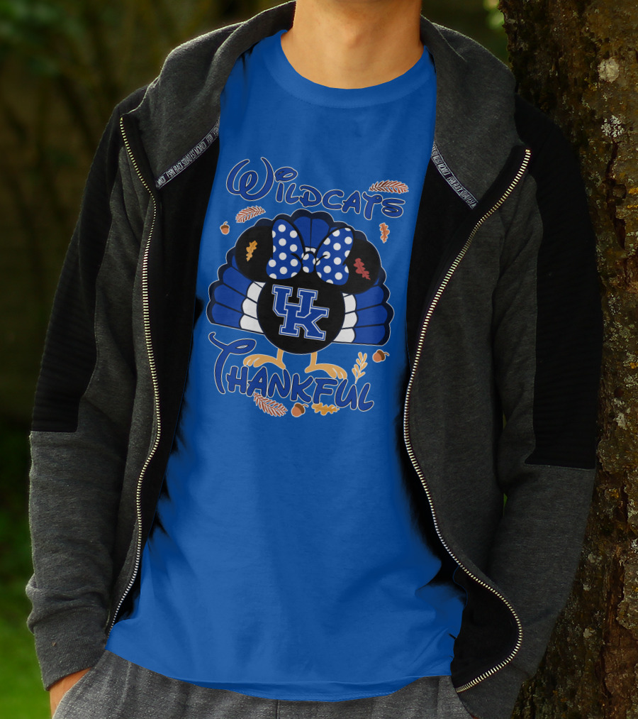 Wildcats Thankful UK Minnie Thanksgiving T-Shirt