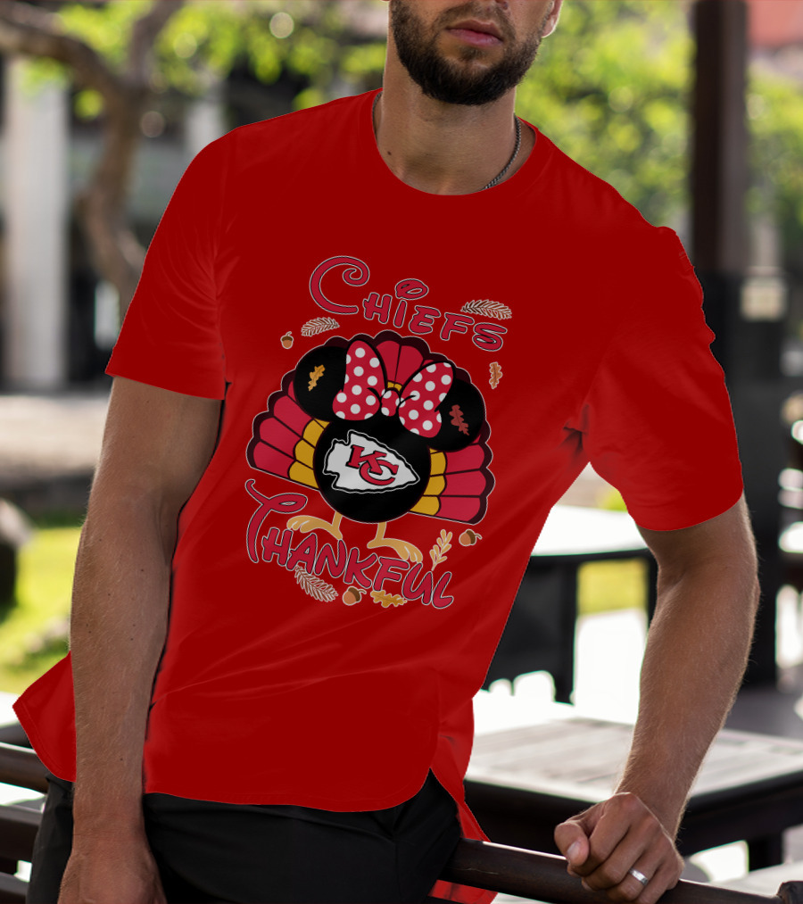 Chiefs Thankful Kansas City Minnie Thanksgiving T-Shirt
