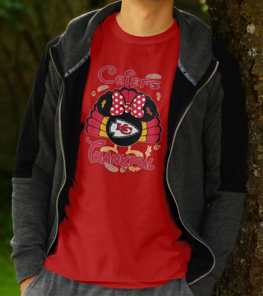 Chiefs Thankful Kansas City Minnie Thanksgiving T-Shirt