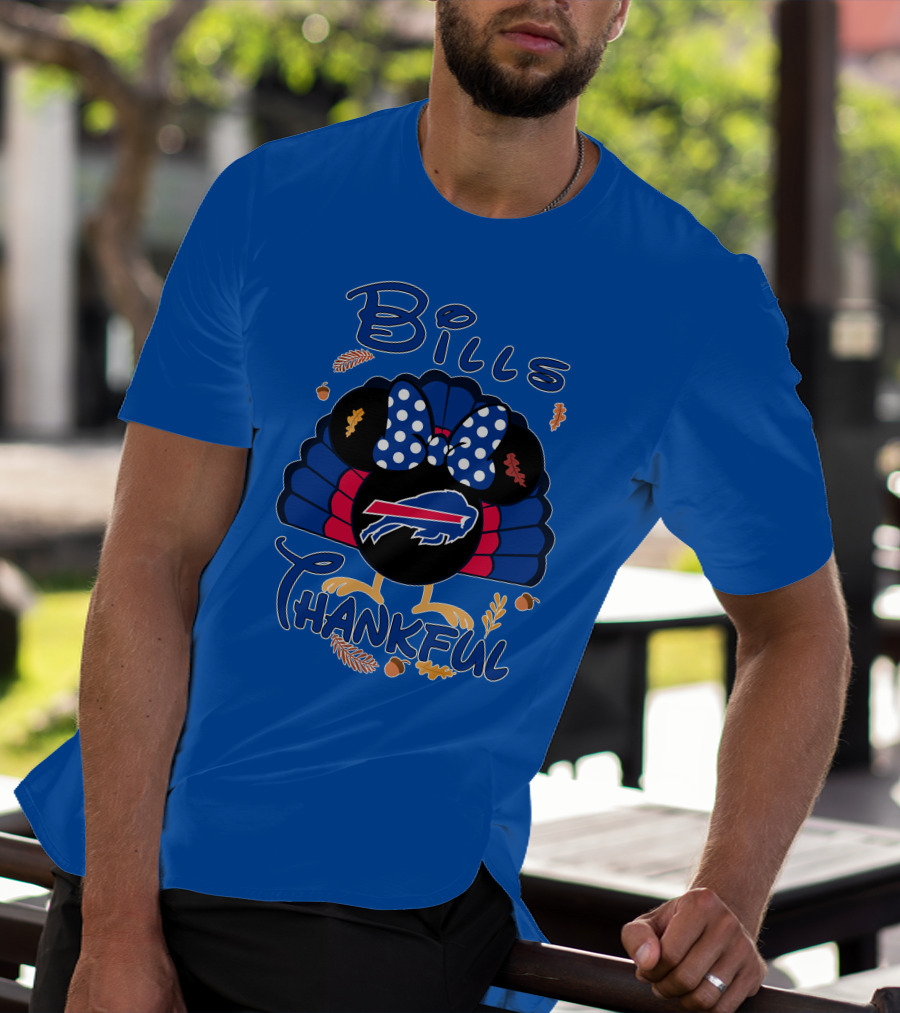 Bills Thankful Buffalo Bills Minnie Thanksgiving T-Shirt