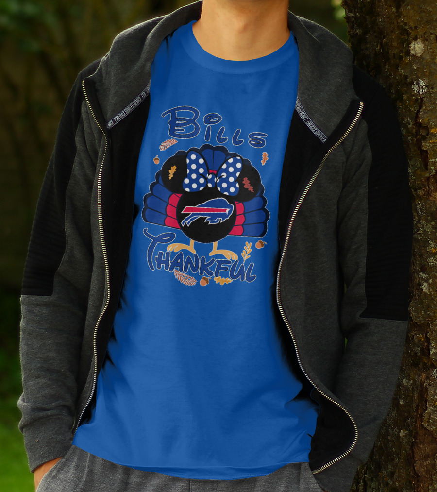 Bills Thankful Buffalo Bills Minnie Thanksgiving T-Shirt