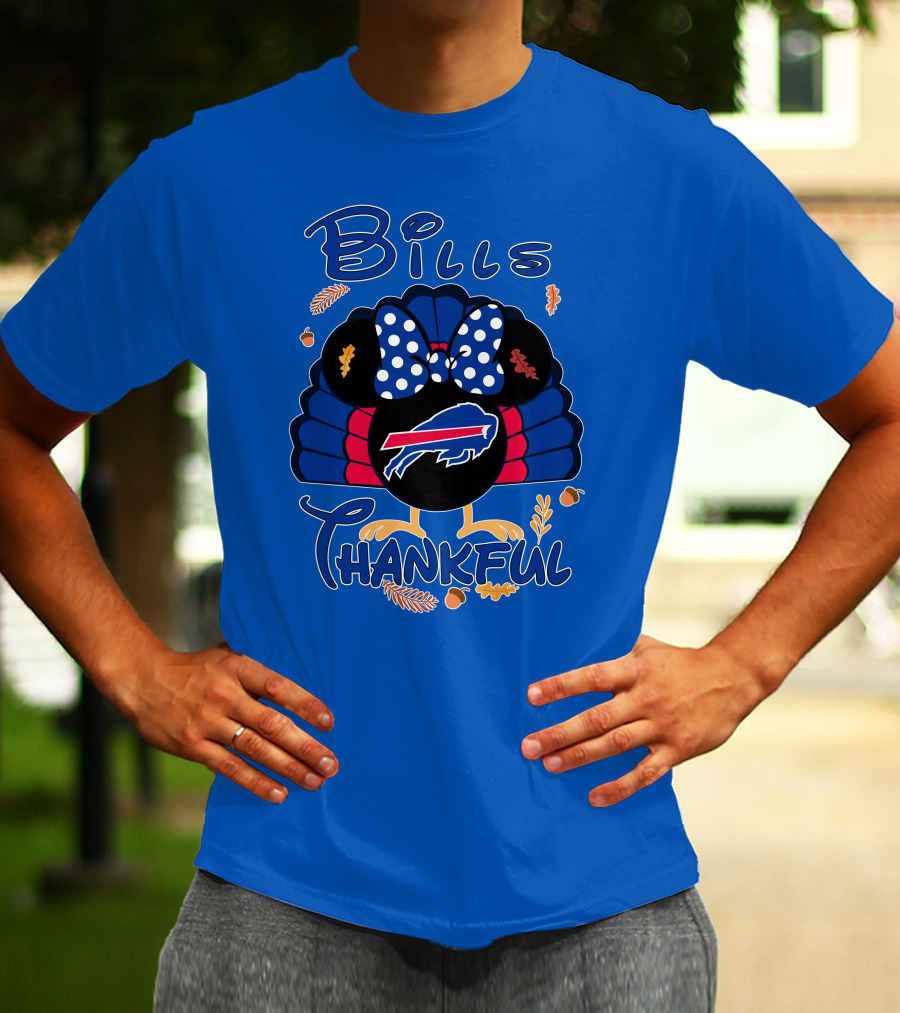 Bills Thankful Buffalo Bills Minnie Thanksgiving T-Shirt