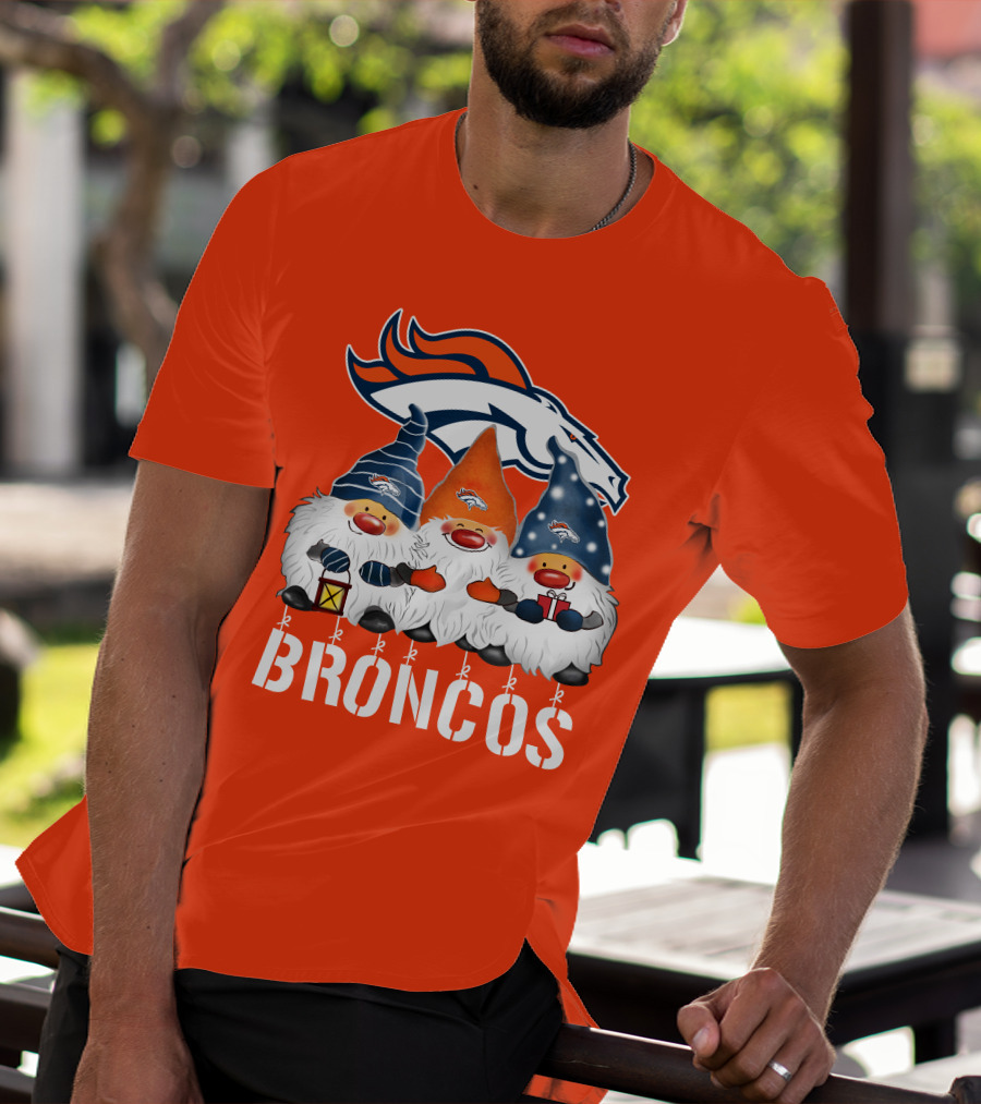 Denver Broncos Merry Christmas Happy Holidays Broncos T-Shirt