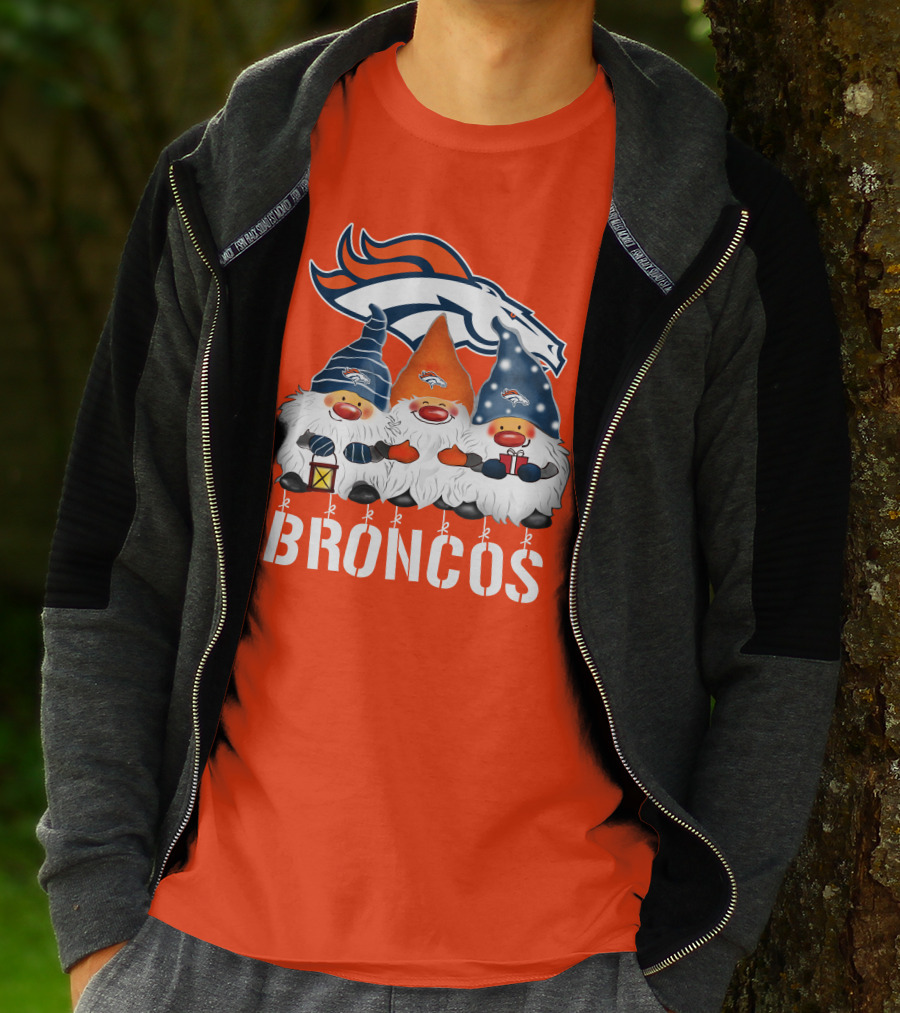 Denver Broncos Merry Christmas Happy Holidays Broncos T-Shirt