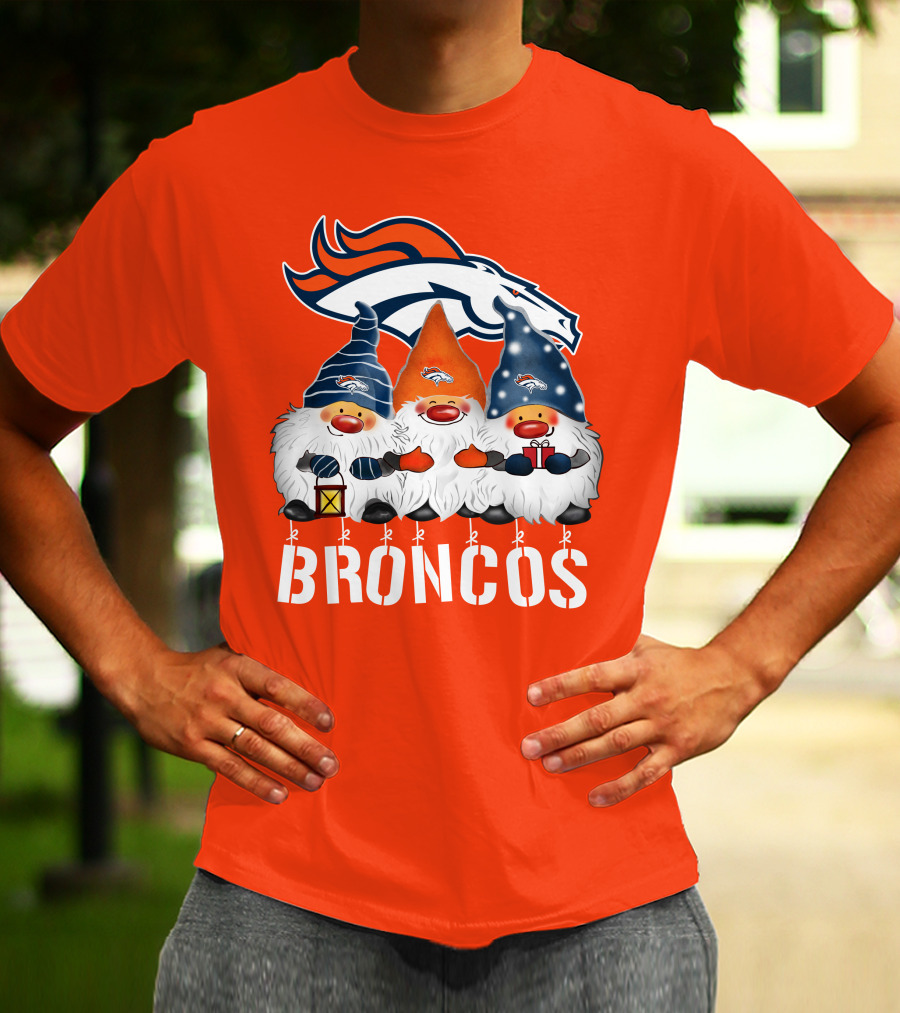 Denver Broncos Merry Christmas Happy Holidays Broncos T-Shirt