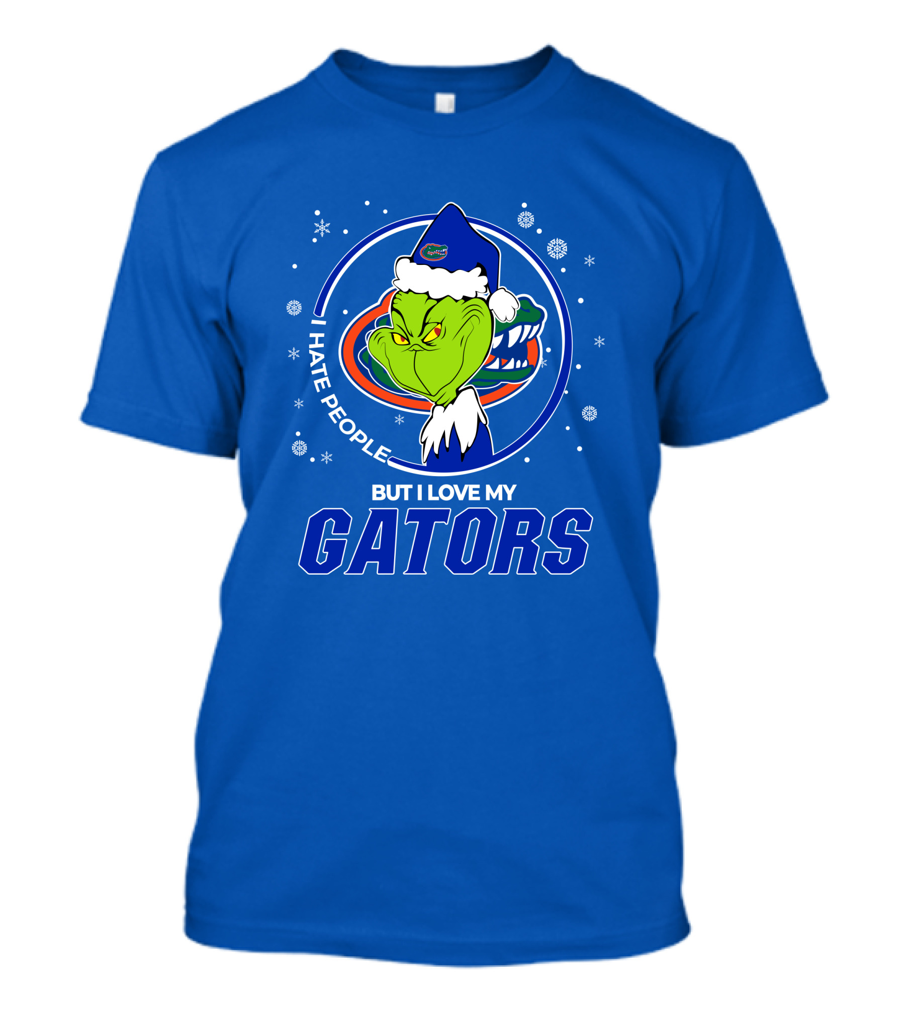 Grinch Santa I Hate People Love My Florida Gators T-Shirt
