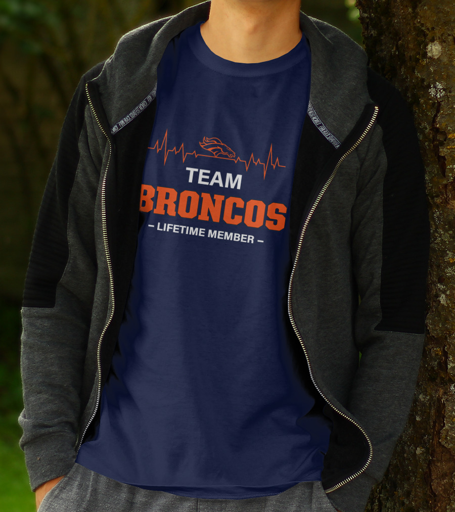 TEAM BRONCOS LIFETIME MEMBER T-Shirt