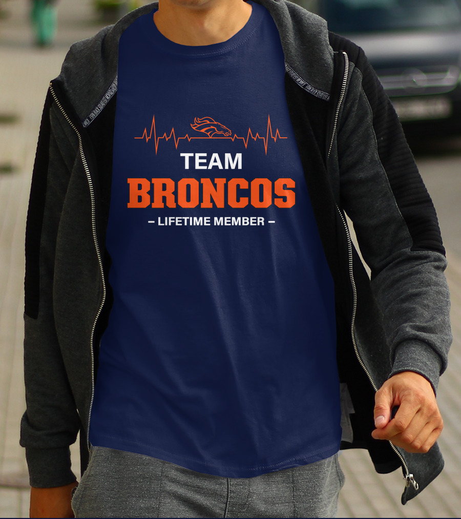 TEAM BRONCOS LIFETIME MEMBER T-Shirt