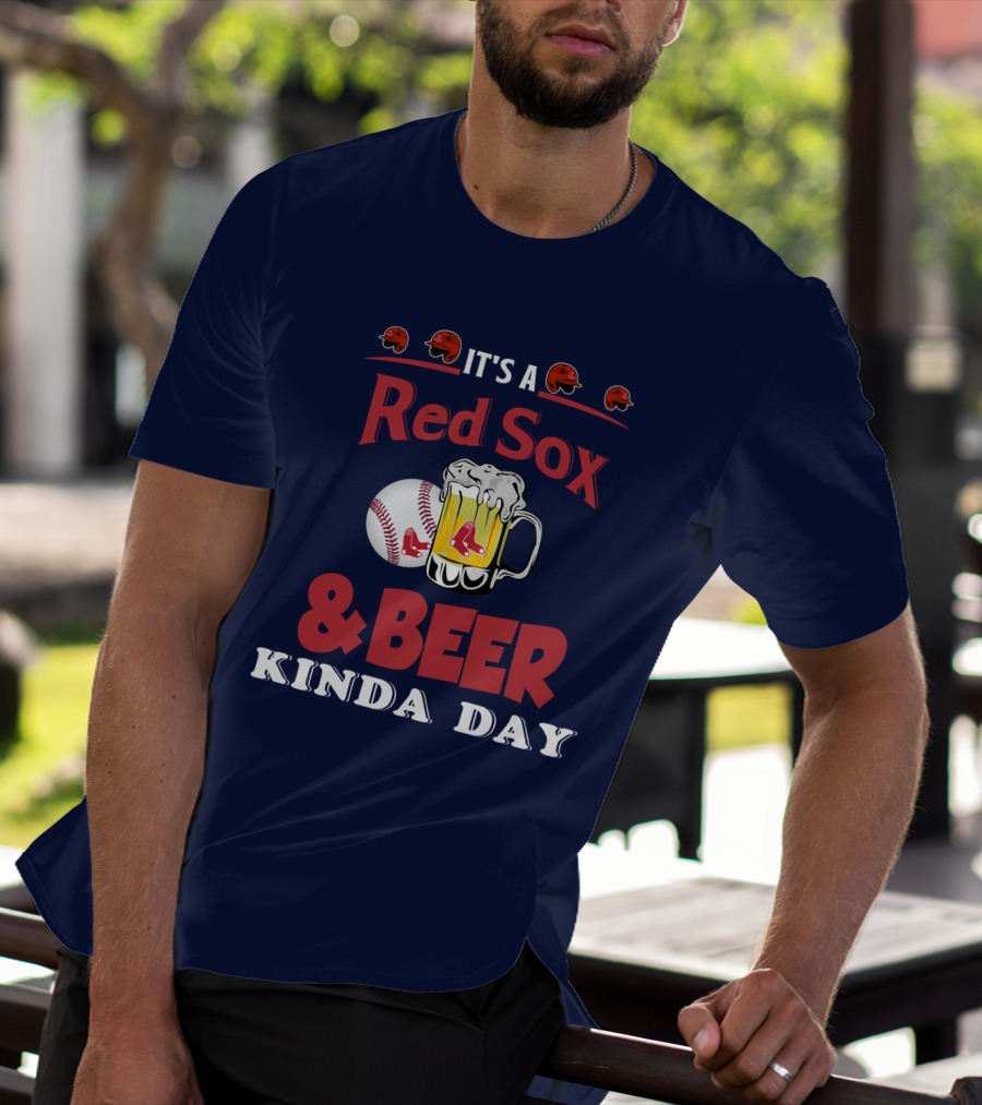 Boston Red Sox Beer Baseball Day T-Shirt
