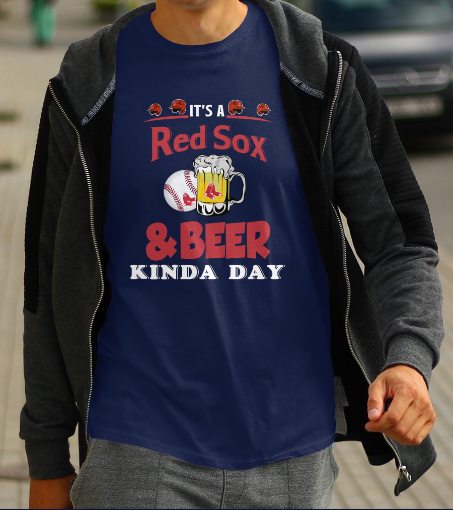 Boston Red Sox Beer Baseball Day T-Shirt