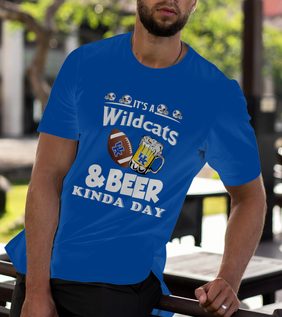 It's A Wildcats Football Beer Kinda Day T-Shirt