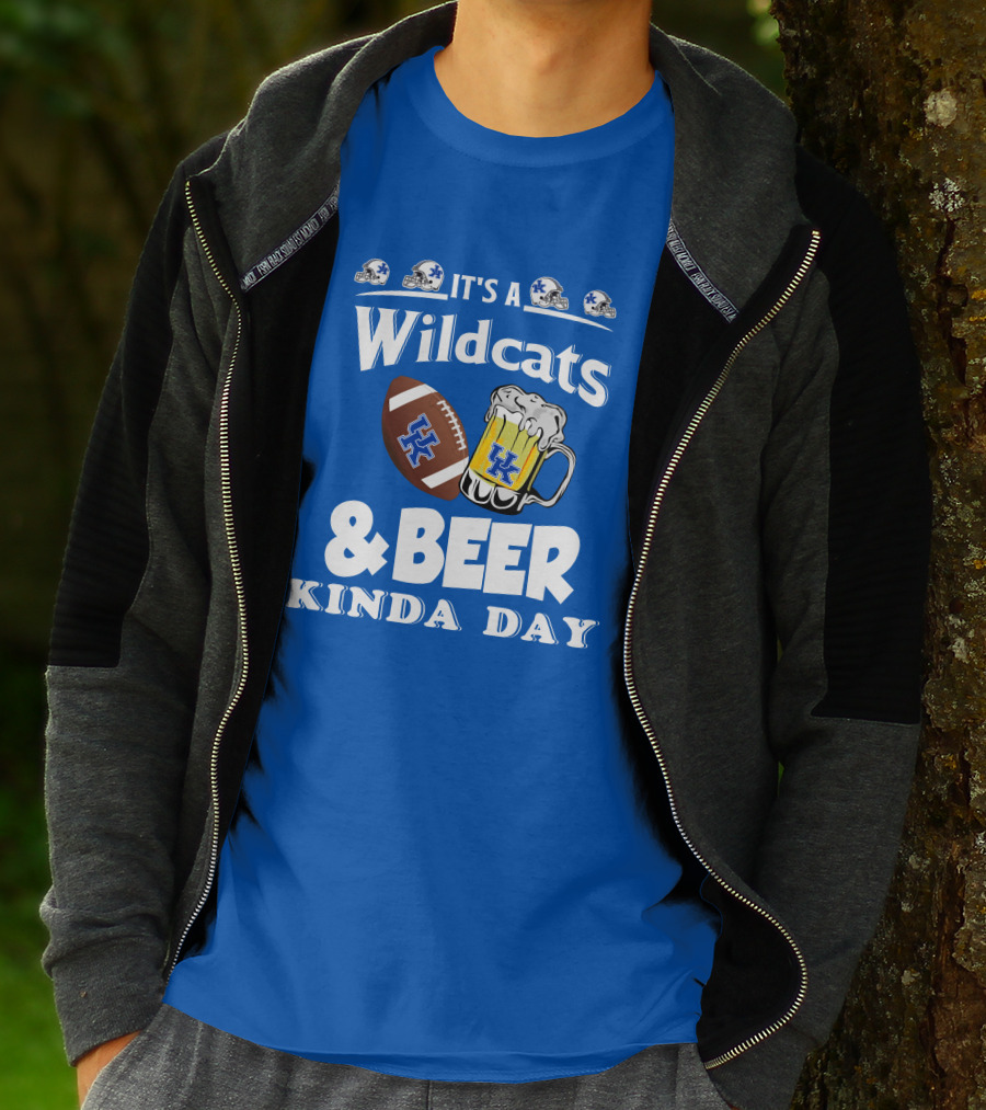 It's A Wildcats Football Beer Kinda Day T-Shirt