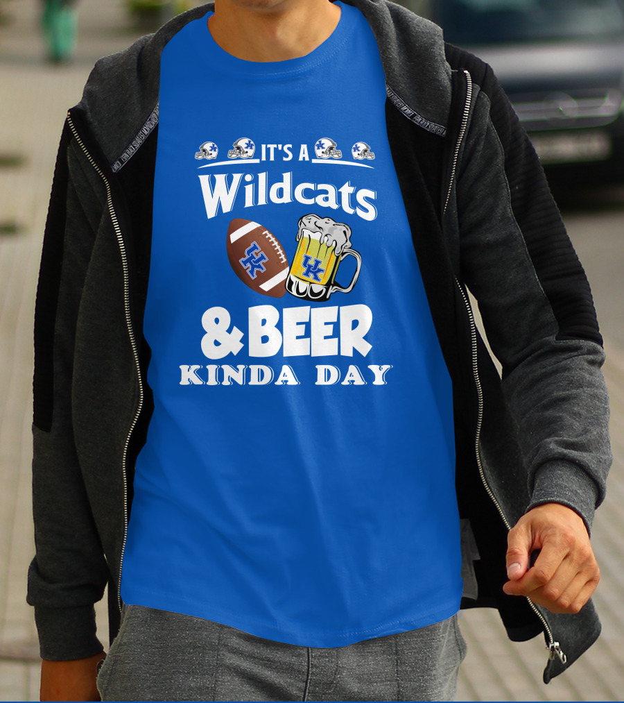 It's A Wildcats Football Beer Kinda Day T-Shirt