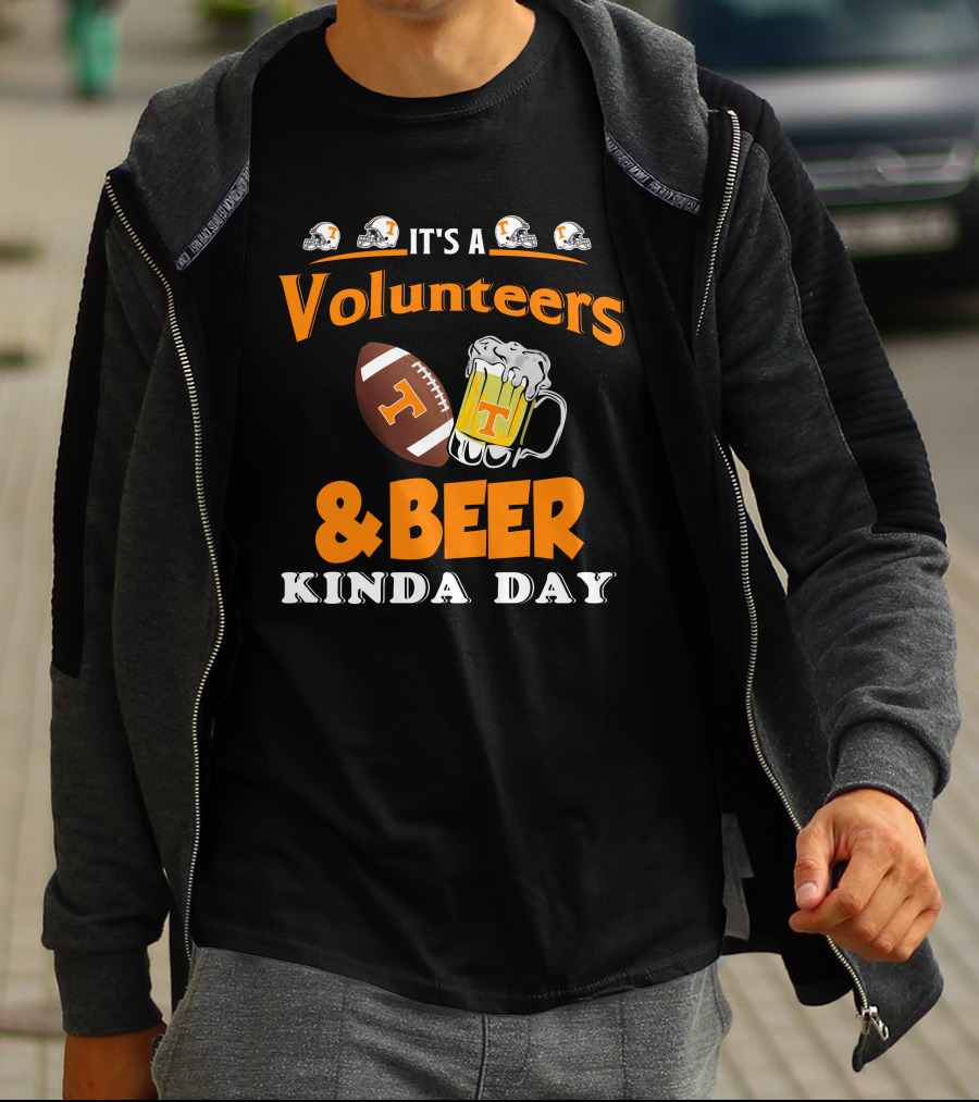Tennessee Volunteers Football And Beer Day Celebrations T-Shirt