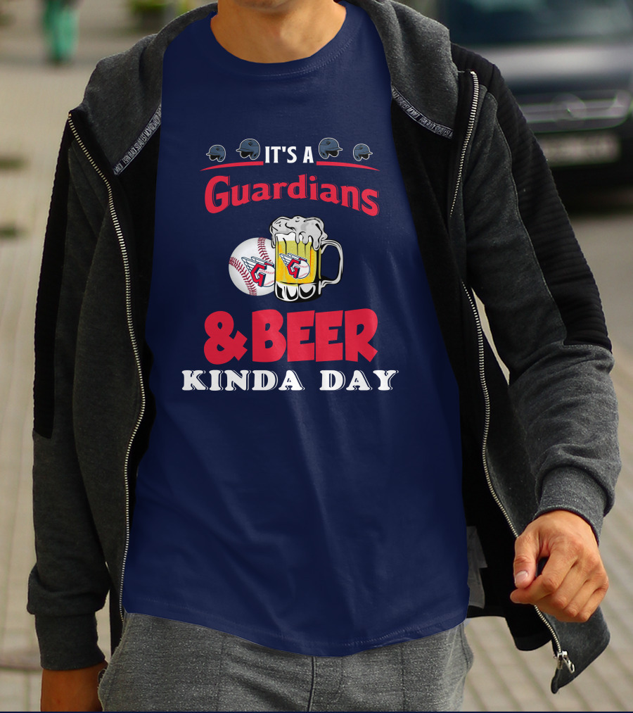 It's A Cleveland Guardians And Beer Kinda Day Baseball Mug T-Shirt