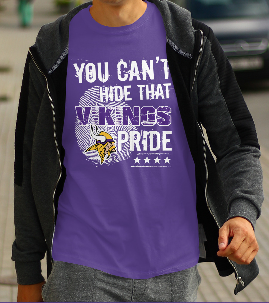 You Can't Hide That Vikings Pride With Iconic Minnesota T-Shirt