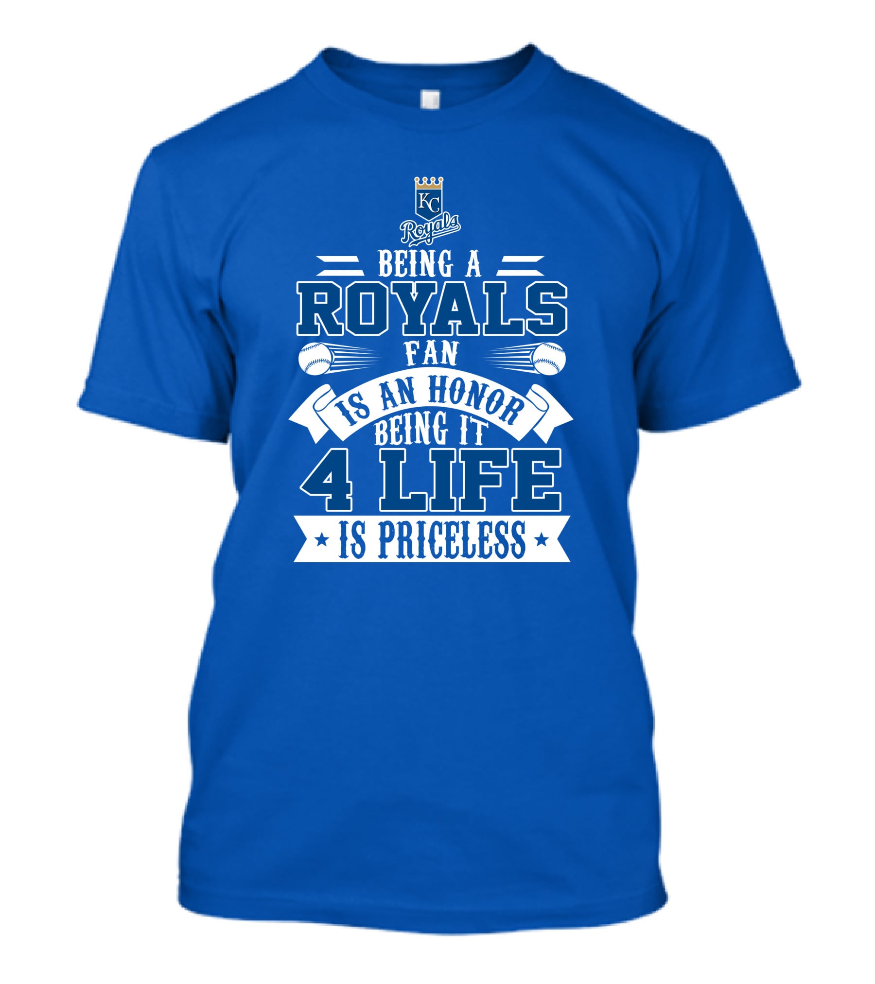 Kansas City Royals Fan 4 Life Is Priceless Honor T-Shirt