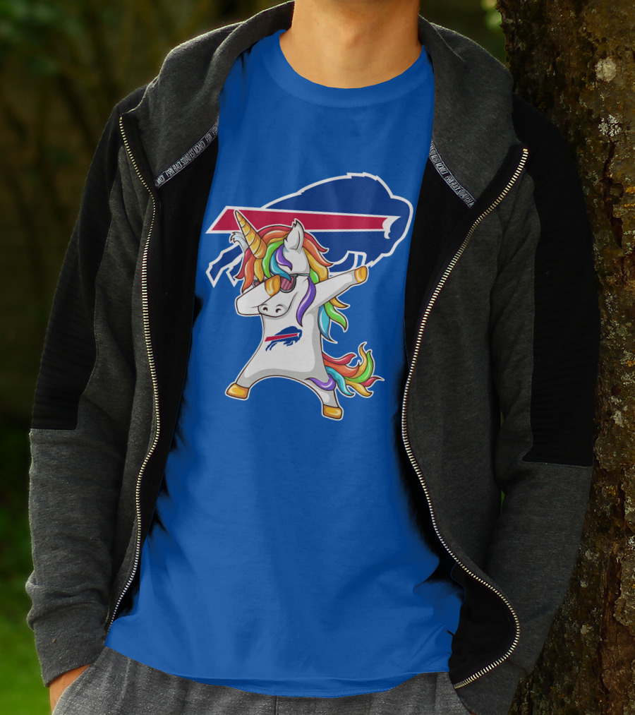 Buffalo Bills Unicorn Dabbing NFL Fan T-Shirt