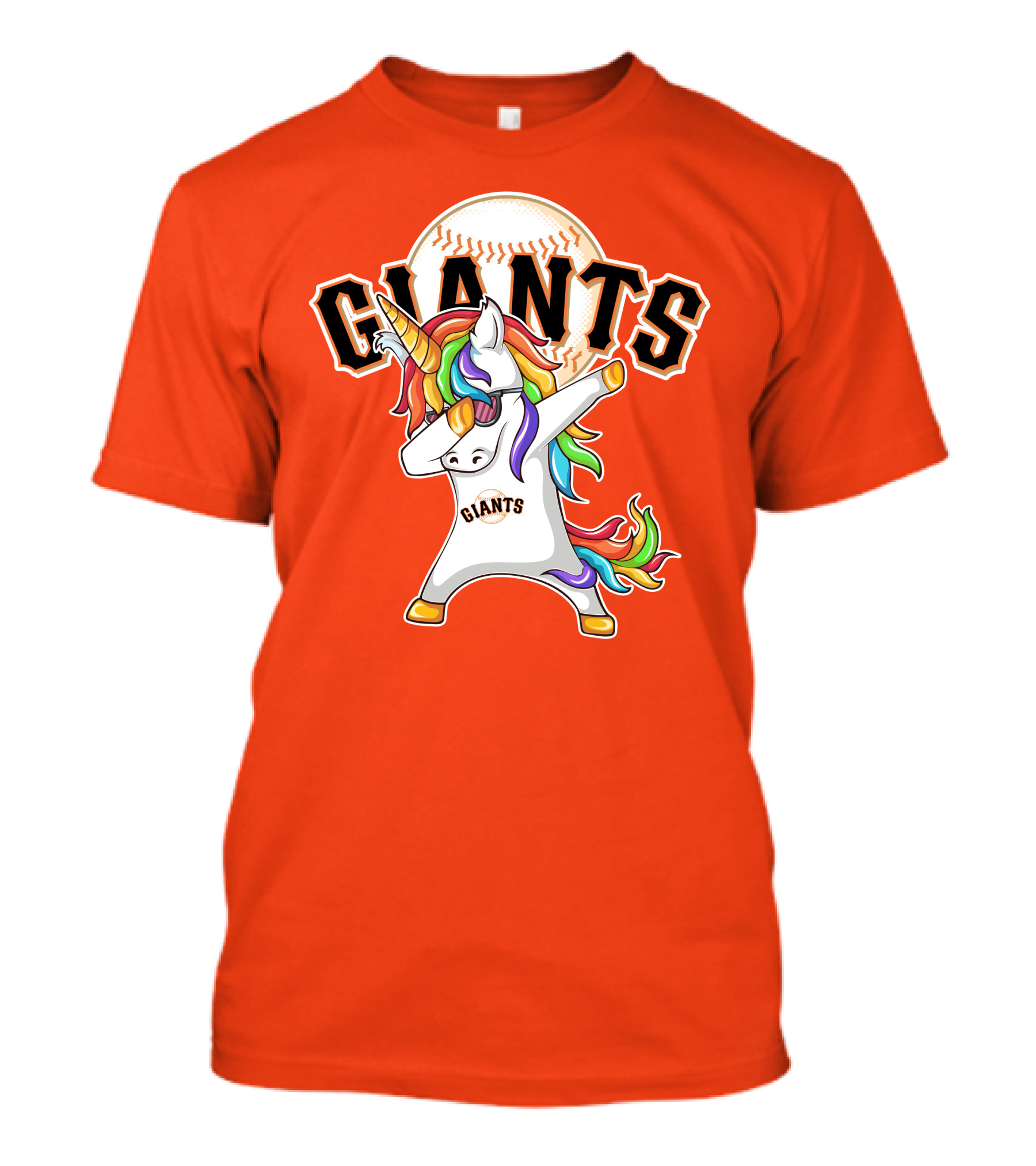 San Francisco Giants Unicorn Dabbing Baseball T-Shirt