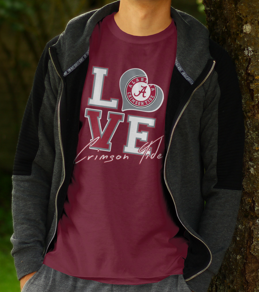 LOVE Alabama Crimson Tide T-Shirt