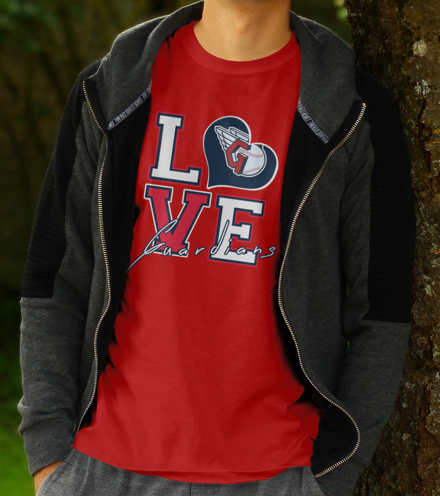 LOVE Guardians Baseball Heart T-Shirt