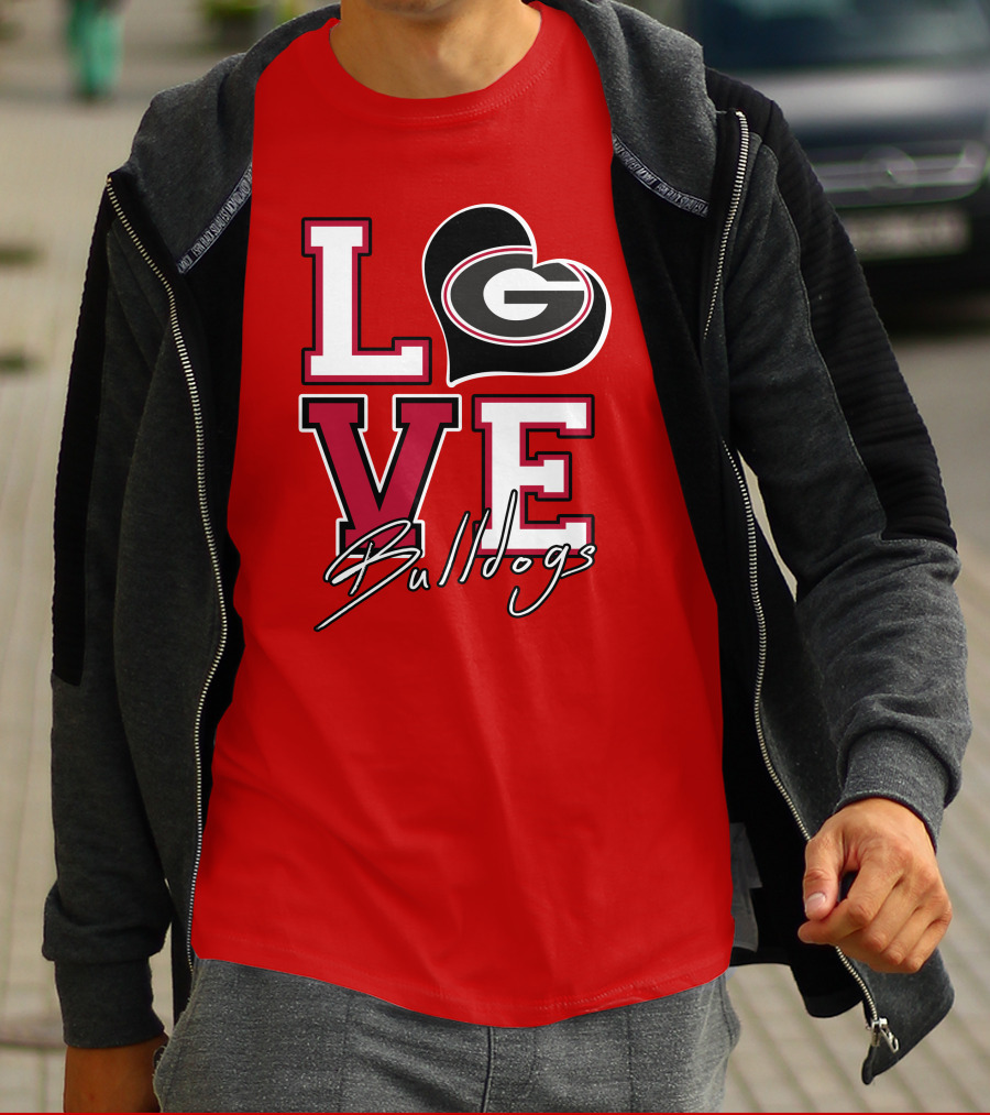 LOVE Georgia Bulldogs T-Shirt