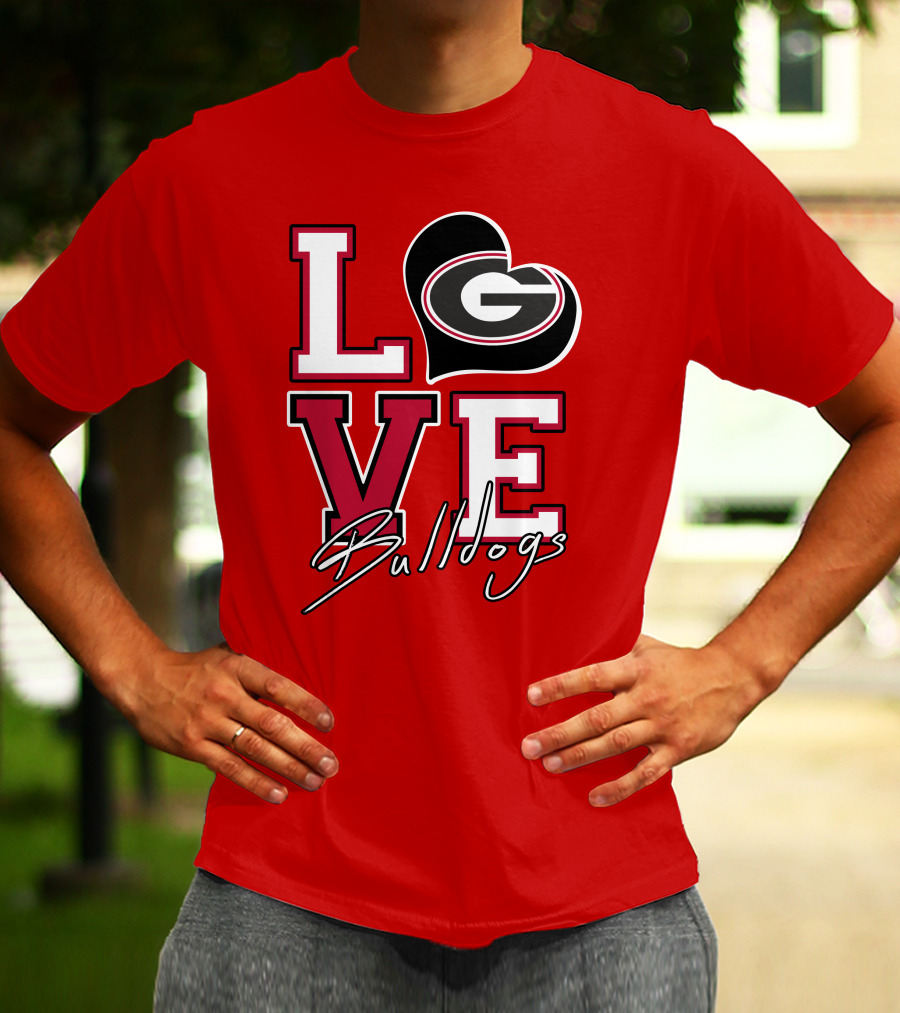 LOVE Georgia Bulldogs T-Shirt