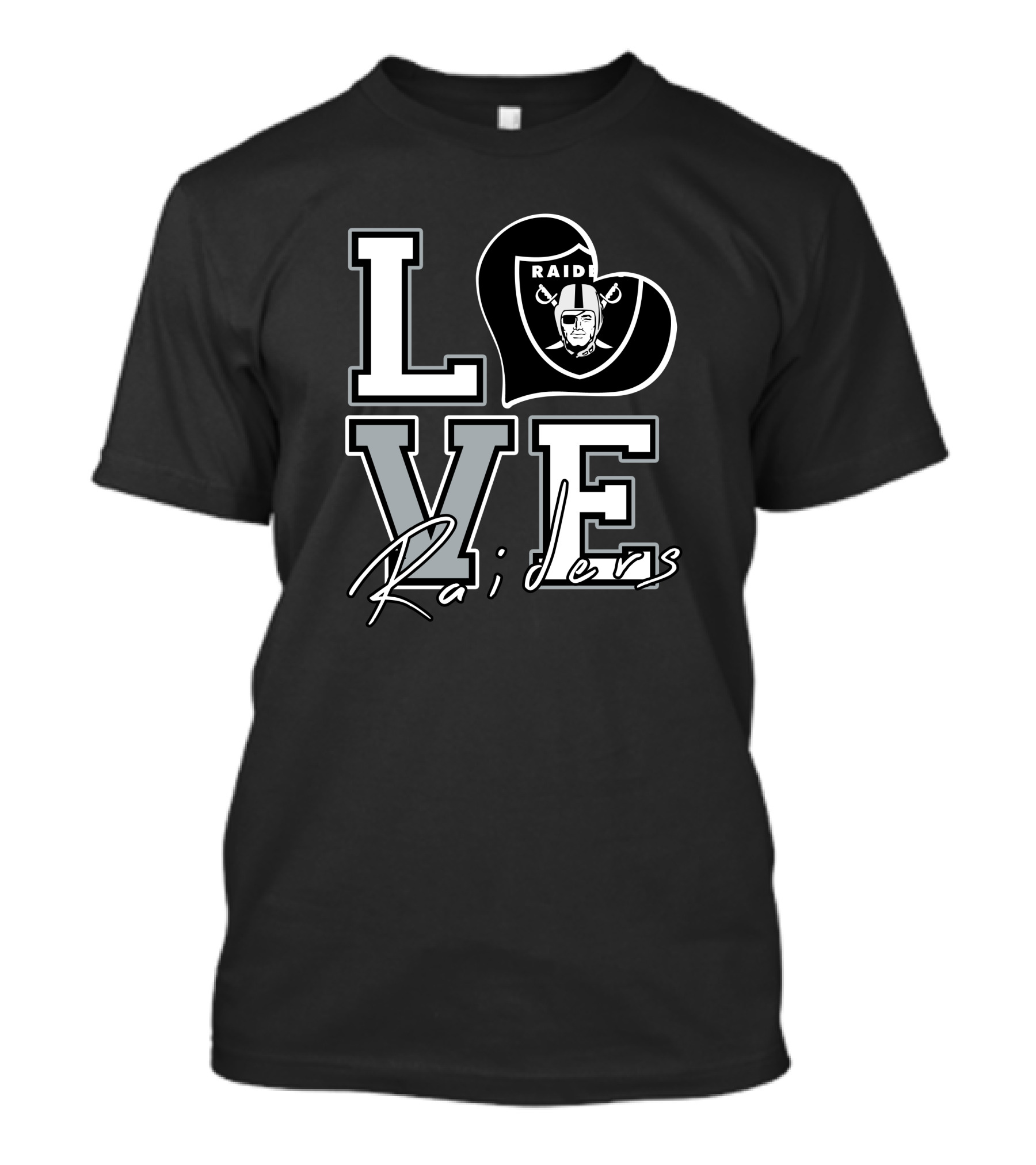 Love Raiders Heart Logo Las Vegas T-Shirt