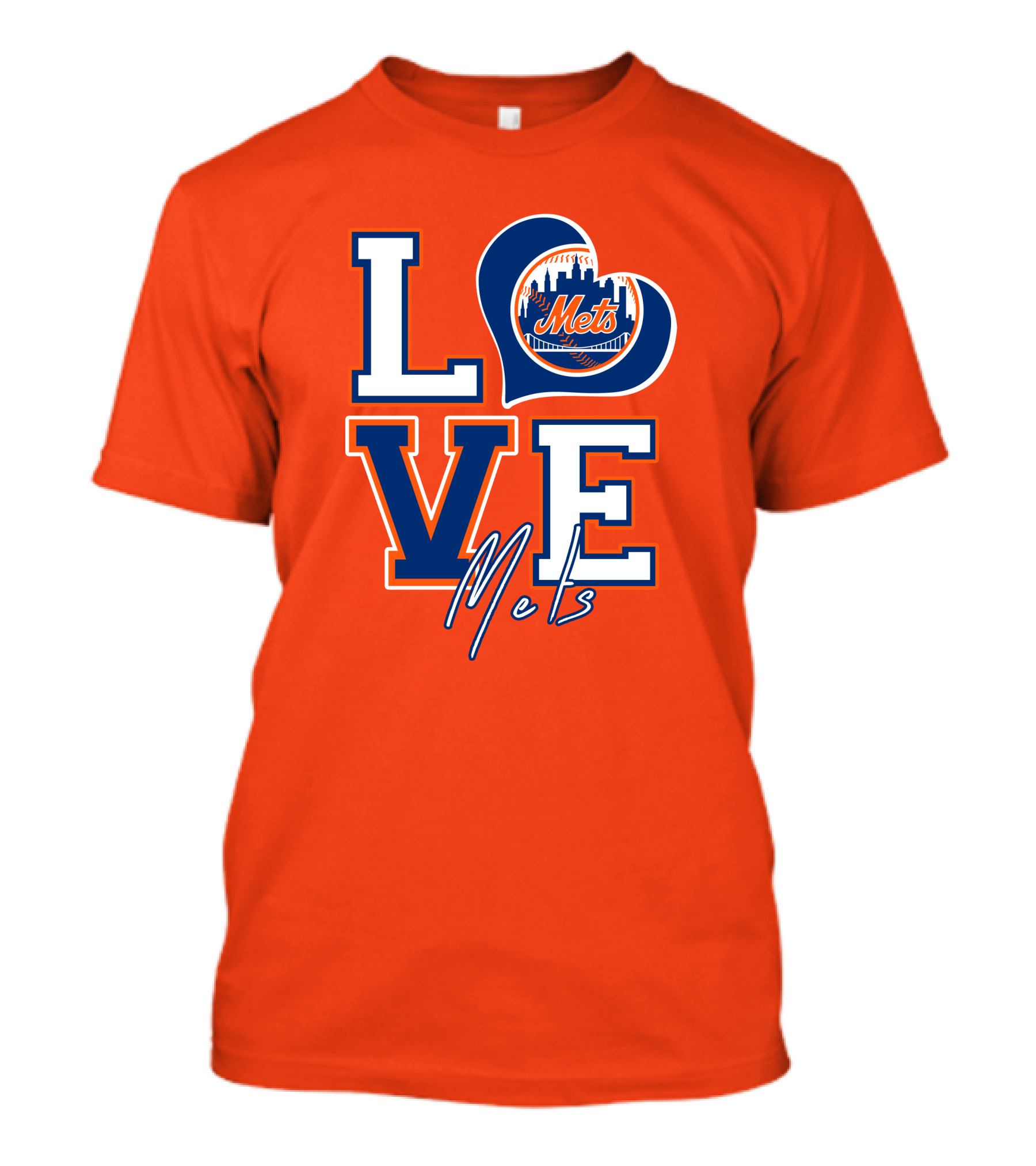 LOVE Mets New York Skyline T-Shirt