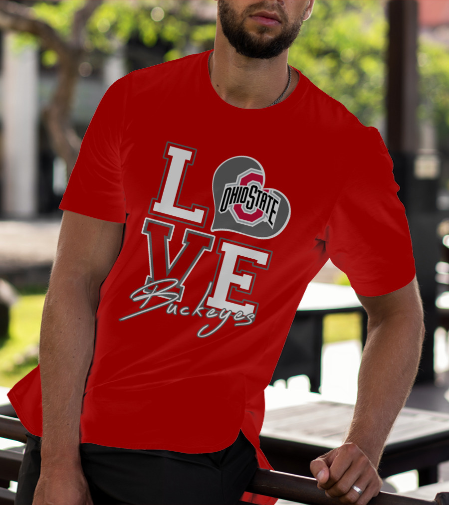 LOVE Ohio State Buckeyes T-Shirt