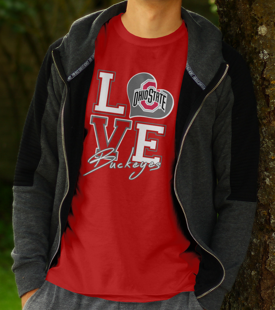 LOVE Ohio State Buckeyes T-Shirt