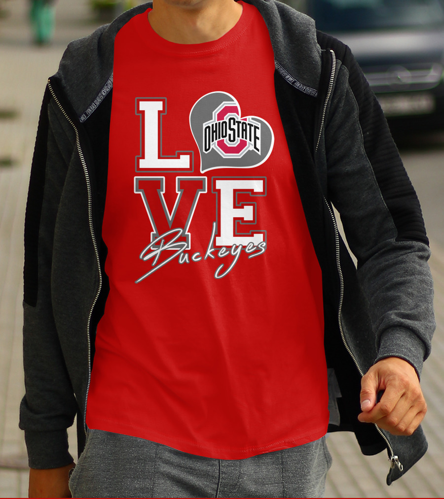 LOVE Ohio State Buckeyes T-Shirt