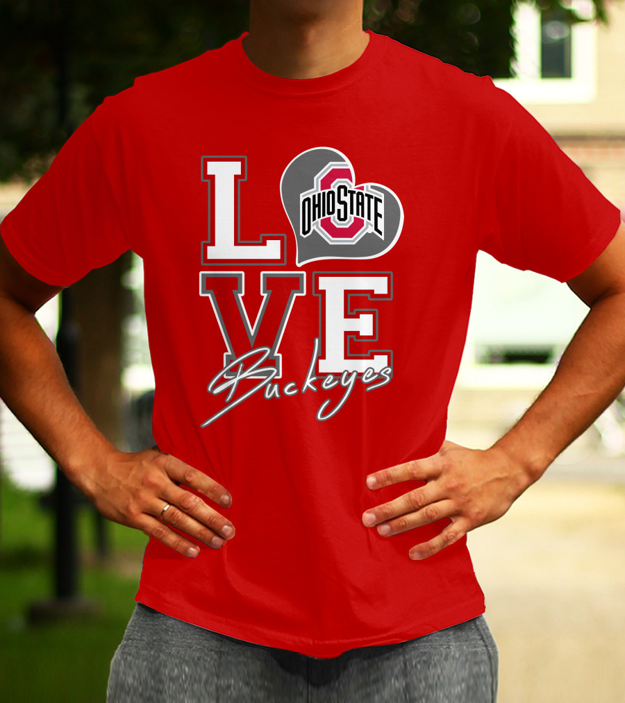 LOVE Ohio State Buckeyes T-Shirt
