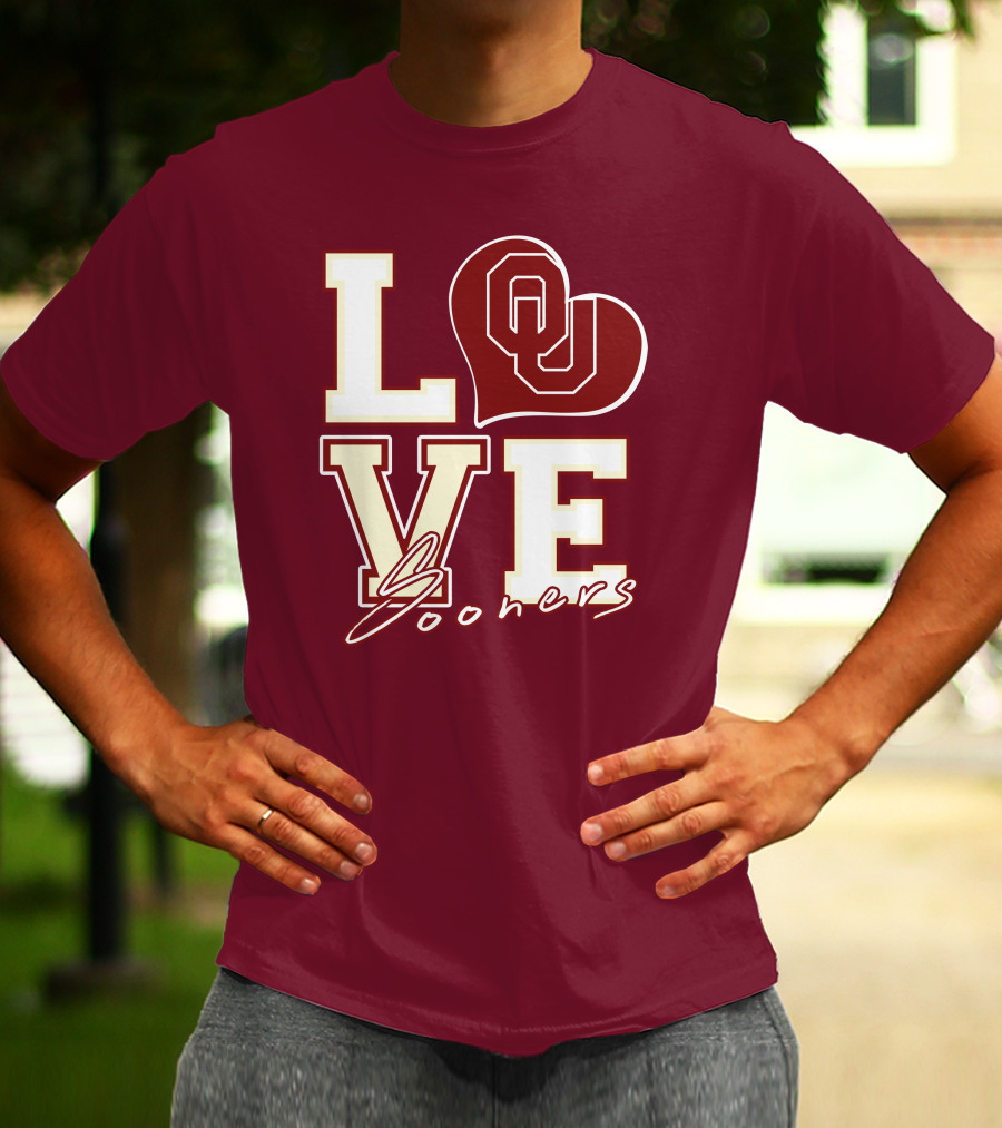 Love OU Heart Sooners T-Shirt