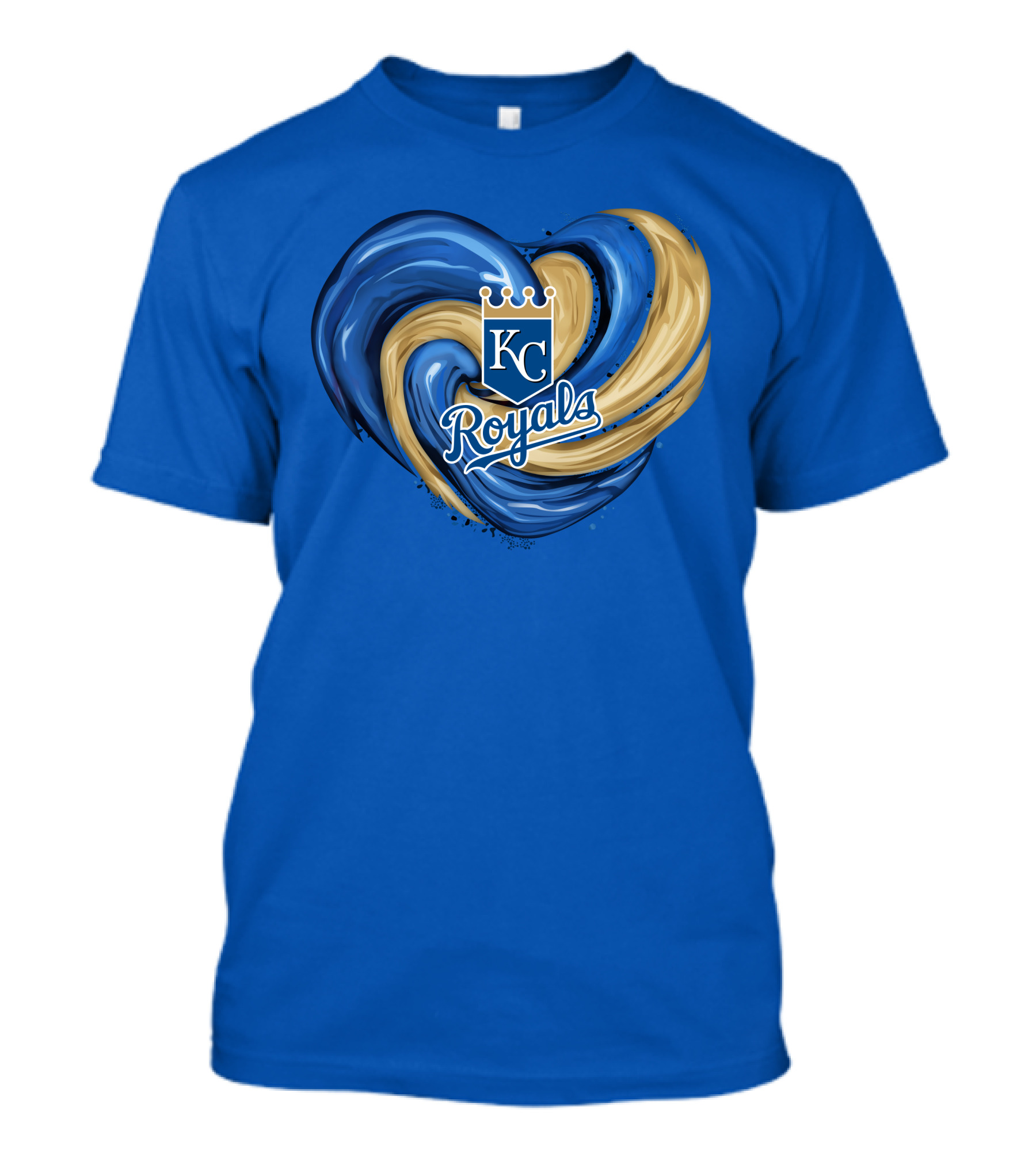 KC Royals Tornado Heart Royals Crest T-Shirt