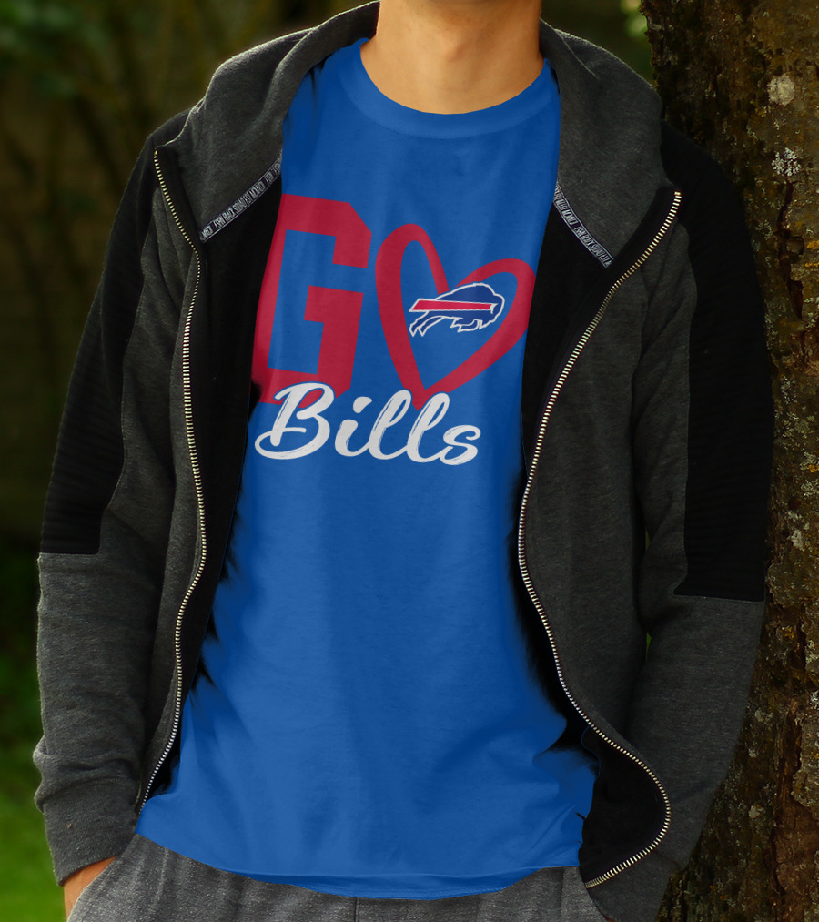 Go Bills Love Buffalo Bills T-Shirt