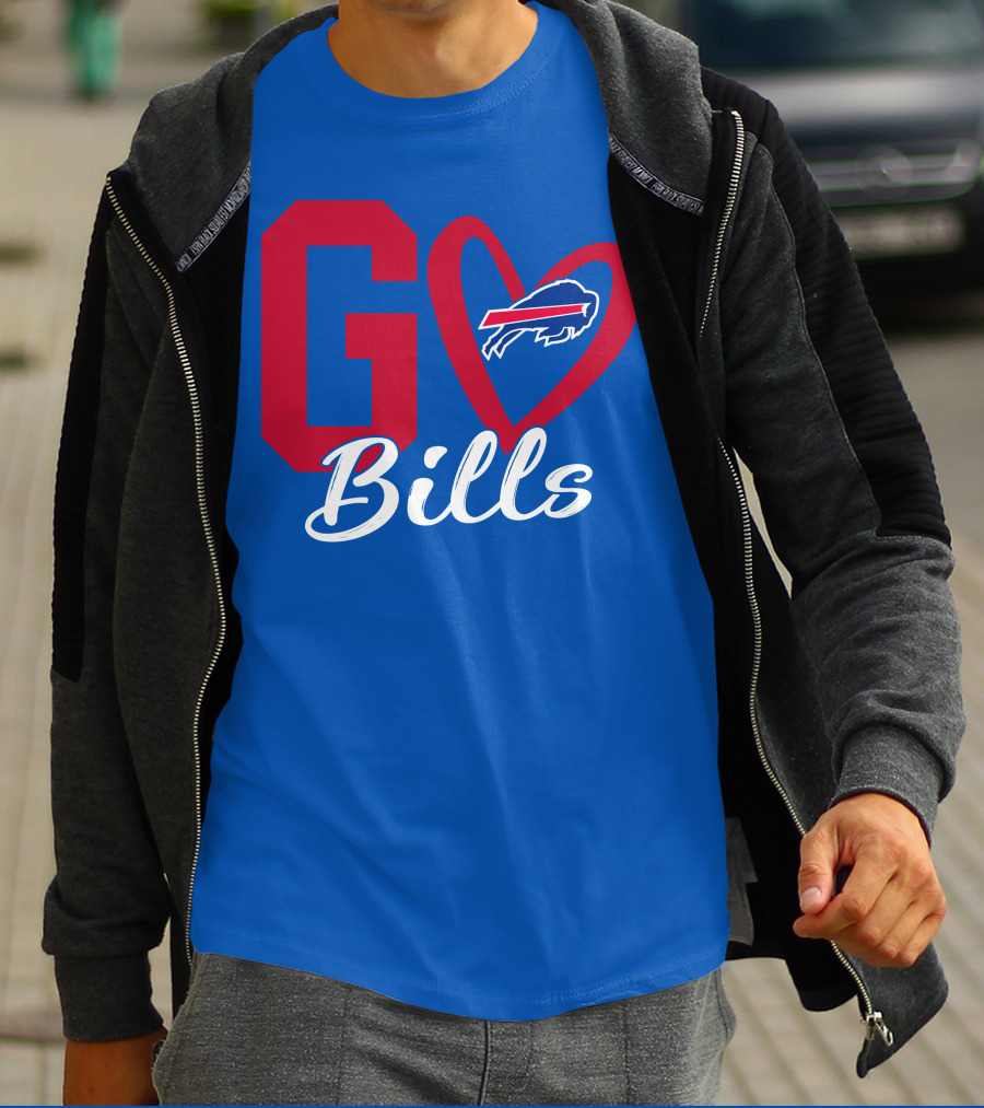 Go Bills Love Buffalo Bills T-Shirt