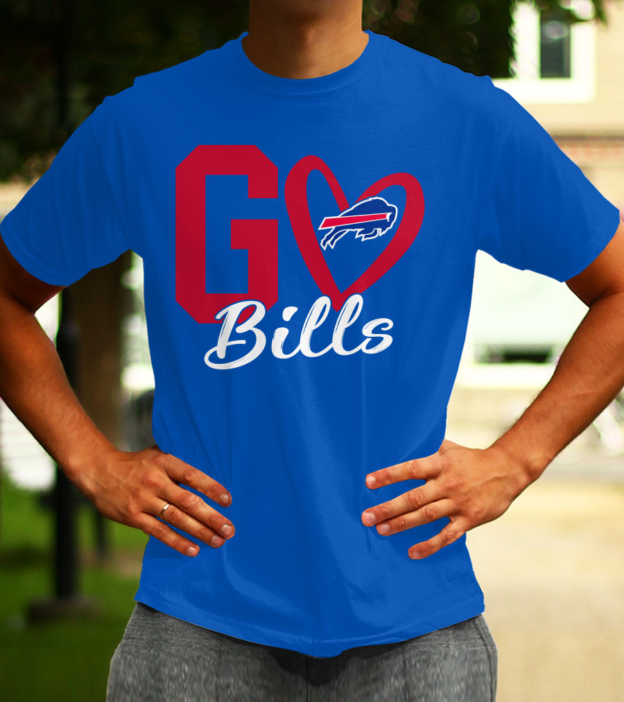 Go Bills Love Buffalo Bills T-Shirt