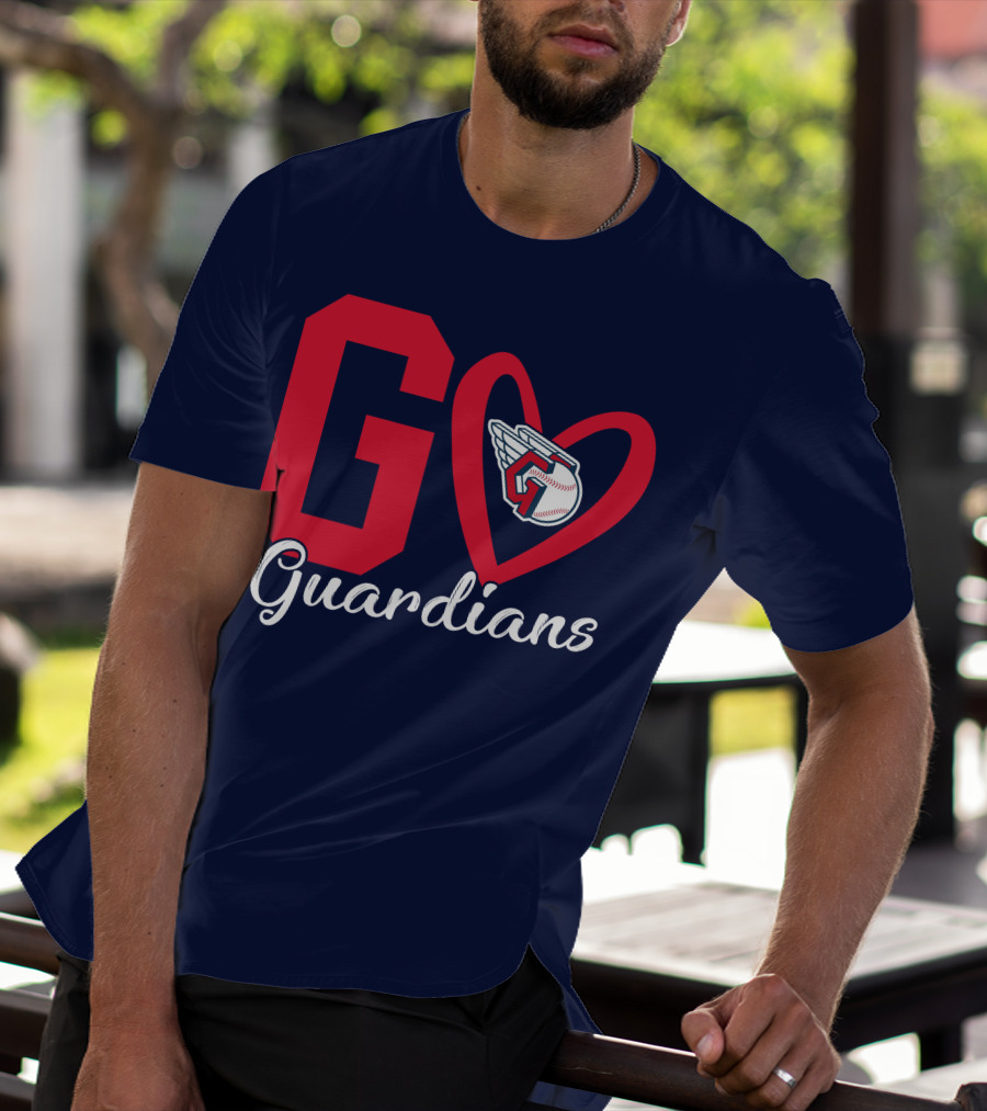 Go Guardians Baseball Heart Winged T-Shirt