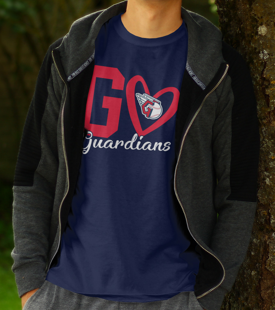 Go Guardians Baseball Heart Winged T-Shirt