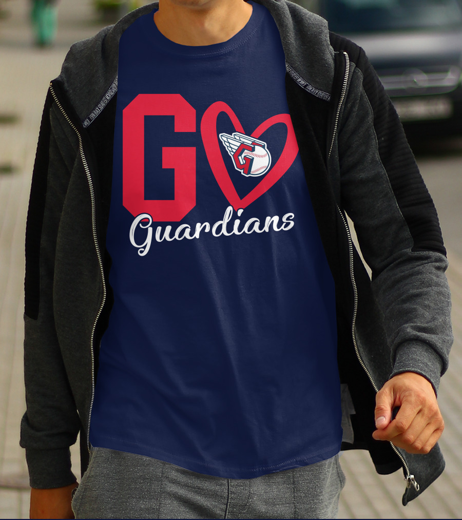 Go Guardians Baseball Heart Winged T-Shirt