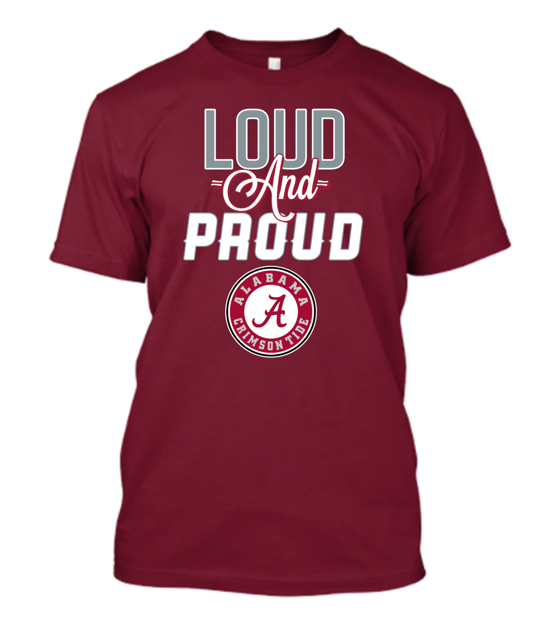 Alabama Crimson Tide Loud And Proud Enthusiast Spirit T-Shirt