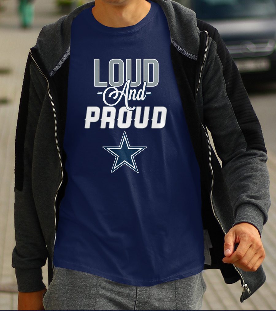 Dallas Cowboys Loud And Proud Star T-Shirt