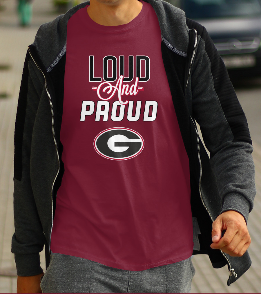 Loud And Proud Georgia Bulldogs G T-Shirt