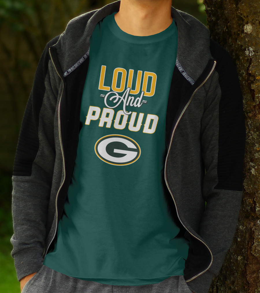 Green Bay Packers Loud And Proud G T-Shirt