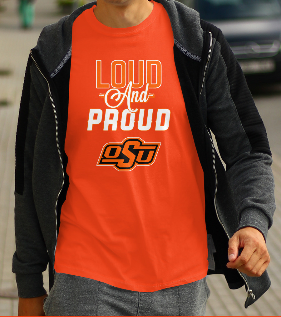 Loud And Proud OSU Oklahoma State Cowboys T-Shirt