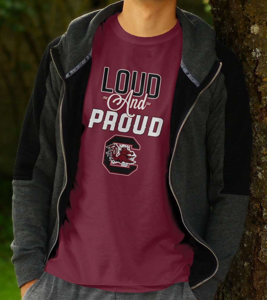 Loud And Proud South Carolina Gamecocks T-Shirt
